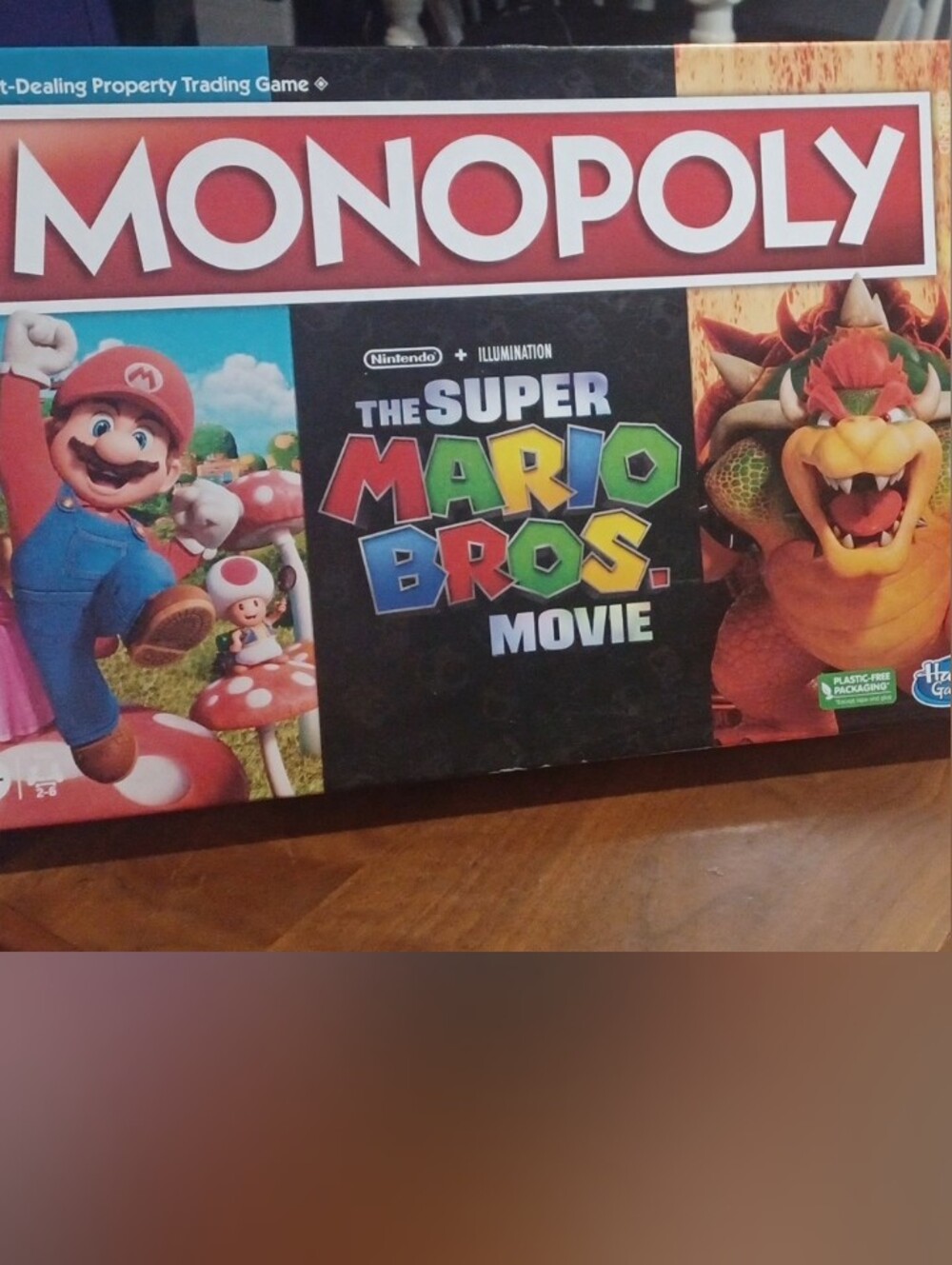 Hasbro Monopoly The Super Mario Bros. Movie Board Game - Red/Black/Blue